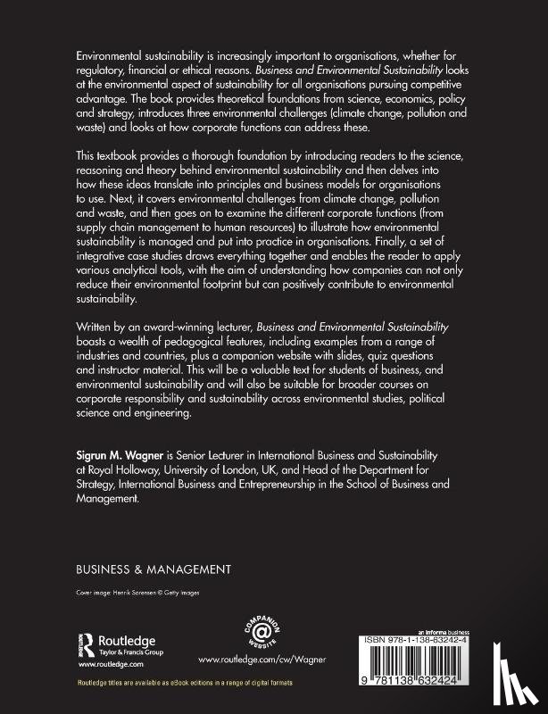 Wagner, Sigrun M. (Royal Holloway - Business and Environmental Sustainability