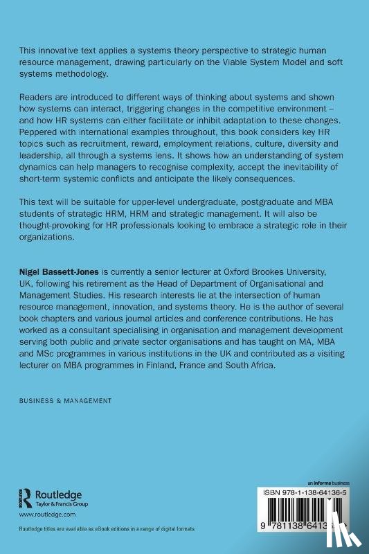 Bassett-Jones, Nigel (Oxford Brookes University - Strategic Human Resource Management