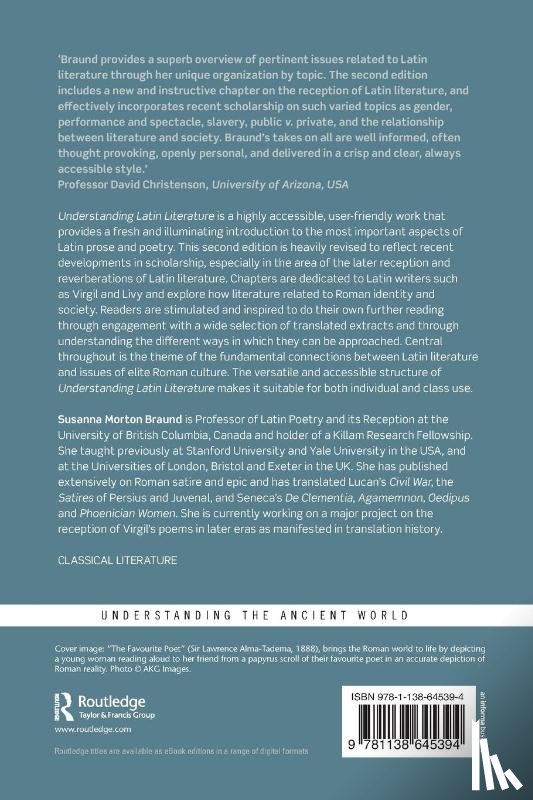 Braund, Susanna Morton - Understanding Latin Literature