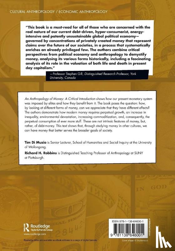 Di Muzio, Tim (University of Wollongong, Robbins, Richard - An Anthropology of Money