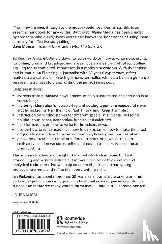 Pickering, Ian - Writing for News Media