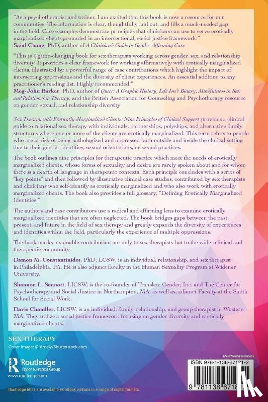 Constantinides, Damon, Sennott, Shannon, Chandler, Davis - Sex Therapy with Erotically Marginalized Clients