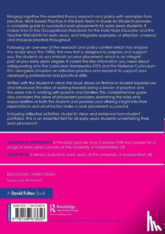  - Work-based Practice in the Early Years