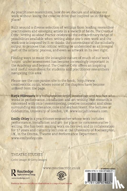  - The Creative Critic