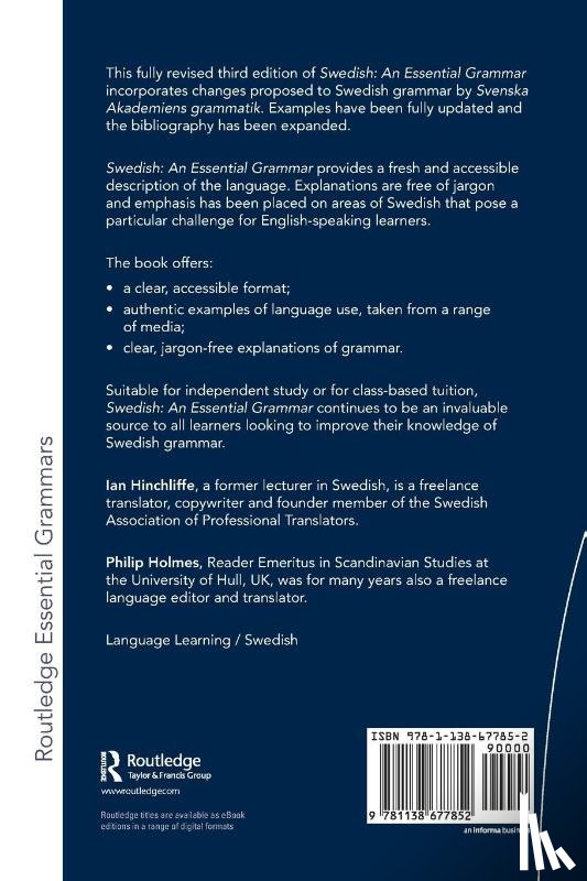 Hinchliffe, Ian, Holmes, Philip (Freelance translator - Swedish