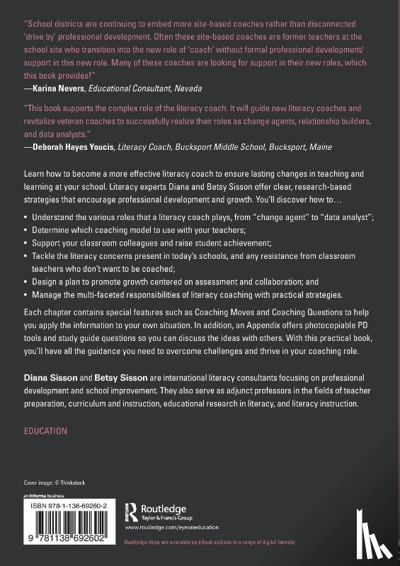 Sisson, Diana (Sisson & Sisson Educational Consulting Services LLC, Sisson, Betsy (Sisson & Sisson Educational Consulting Services LLC - The Literacy Coaching Handbook