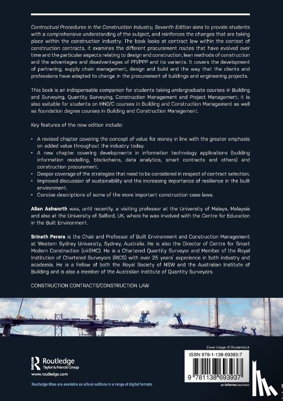 Ashworth, Allan, Perera, Srinath - Contractual Procedures in the Construction Industry