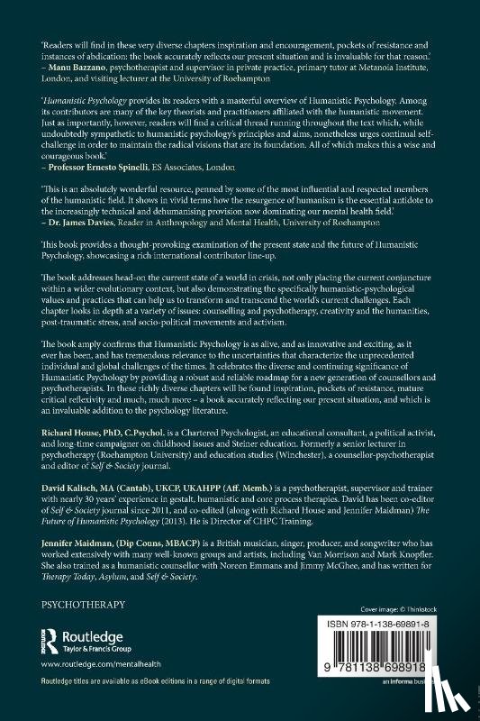  - Humanistic Psychology