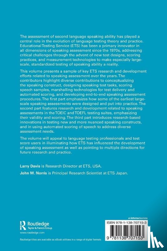  - Challenges and Innovations in Speaking Assessment