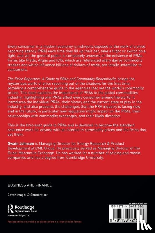 Johnson, Owain (Dubai Mercantile Exchange - The Price Reporters