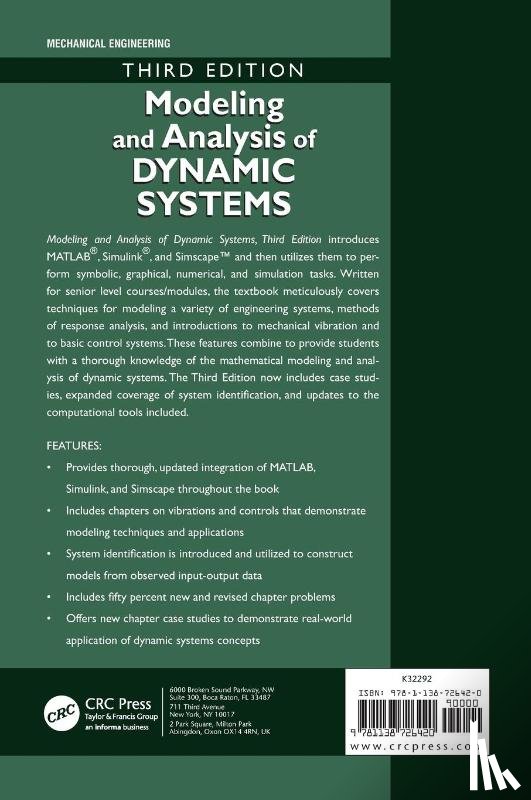 Esfandiari, Ramin S. (California State University, Lu, Bei (California State University - Modeling and Analysis of Dynamic Systems