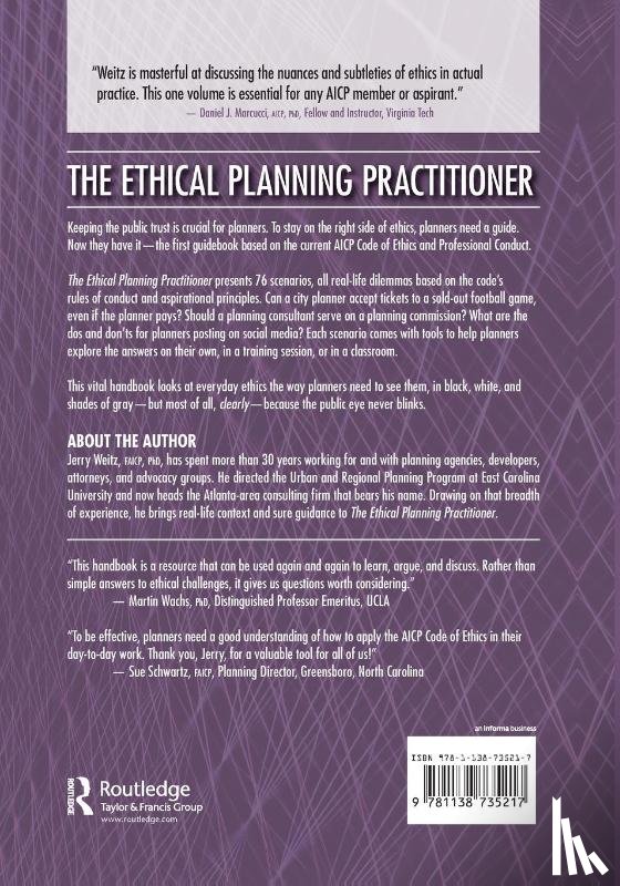 Weitz, Jerry - Ethical Planning Practitioner