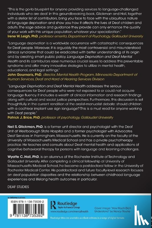  - Language Deprivation and Deaf Mental Health