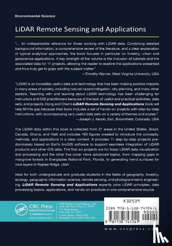 Dong, Pinliang (University of North Texas, Chen, Qi - LiDAR Remote Sensing and Applications