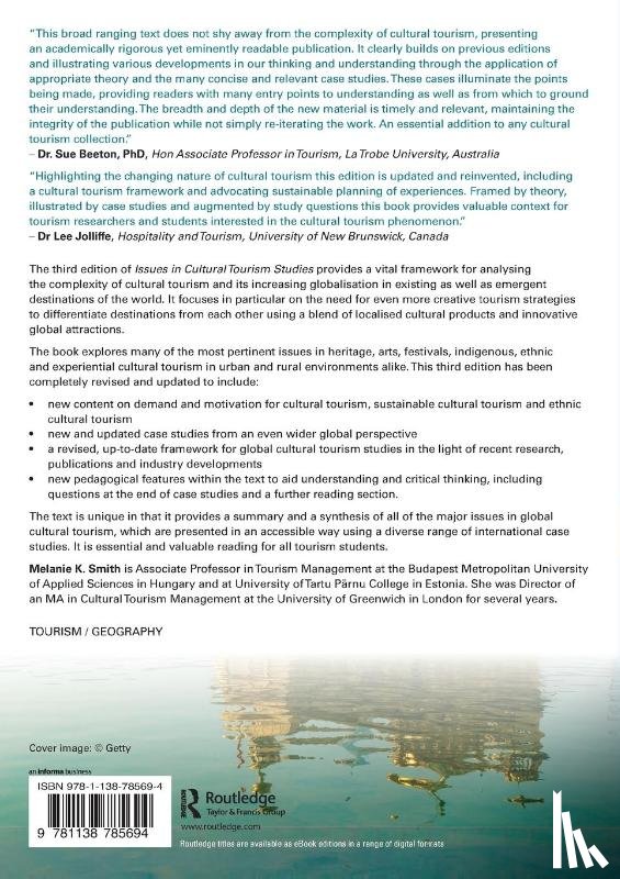 Smith, Melanie K. (Budapest Metropolitan University of Applied Sciences - Issues in Cultural Tourism Studies