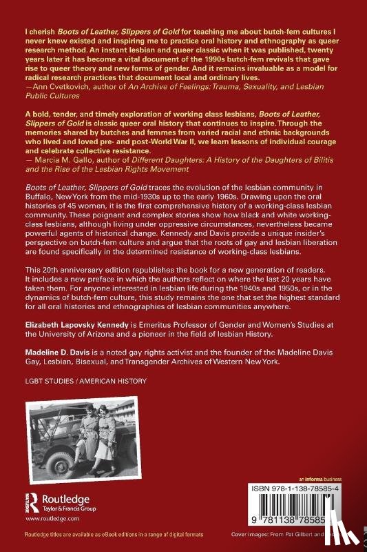 Kennedy, Elizabeth Lapovsky (University of Arizona, Davis, Madeline D. - Boots of Leather, Slippers of Gold
