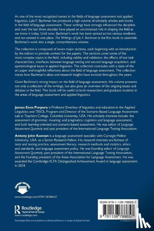  - The Writings of Lyle F. Bachman