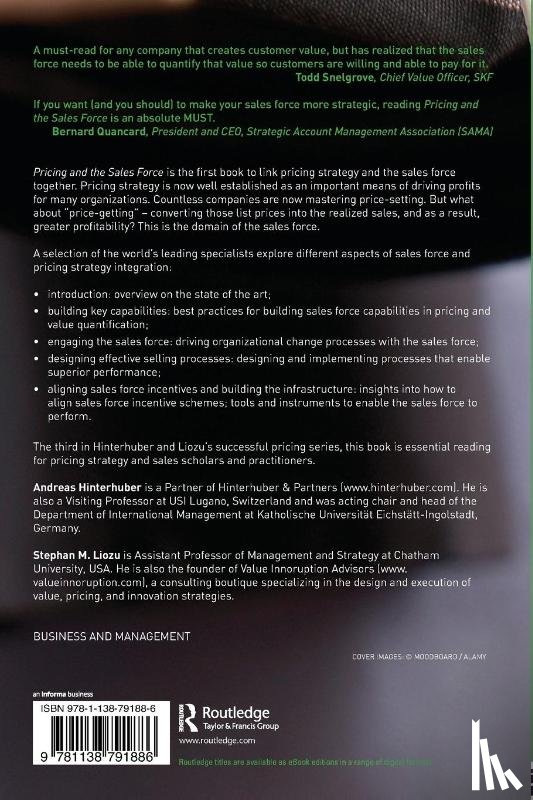  - Pricing and the Sales Force