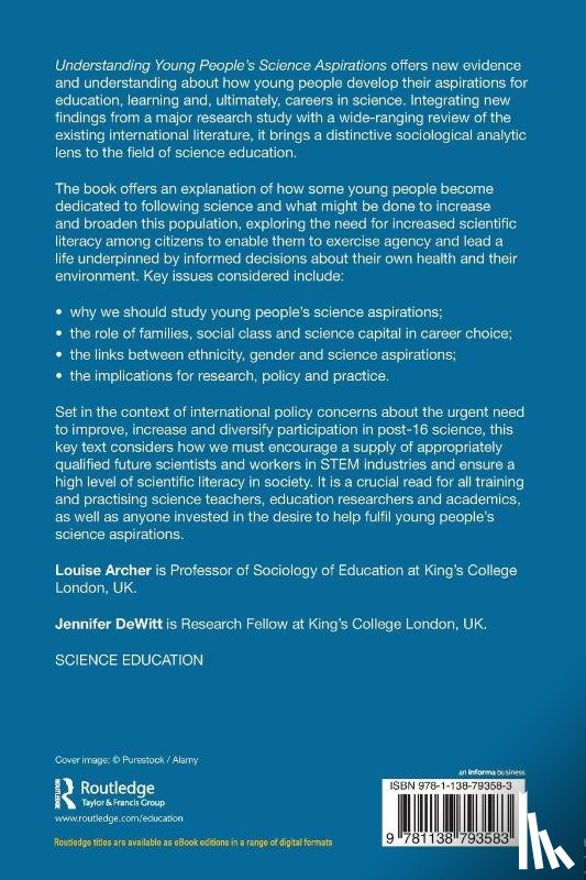 Archer, Louise, DeWitt, Jennifer - Understanding Young People's Science Aspirations