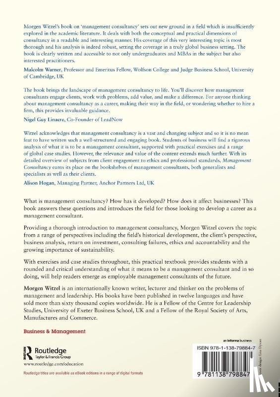 Witzel, Morgen (University of Exeter - Management Consultancy