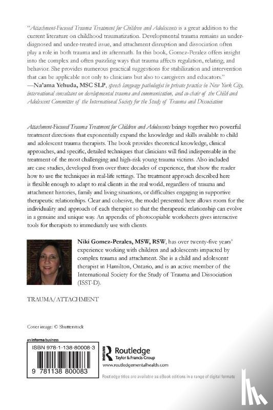 Gomez-Perales, Niki (Private practice - Attachment-Focused Trauma Treatment for Children and Adolescents