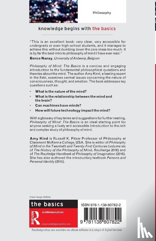 Kind, Amy - Philosophy of Mind: The Basics