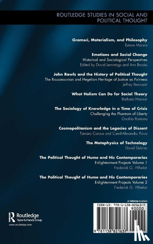 Whelan, Frederick G. (University of Pittsburgh - Political Thought of Hume and his Contemporaries