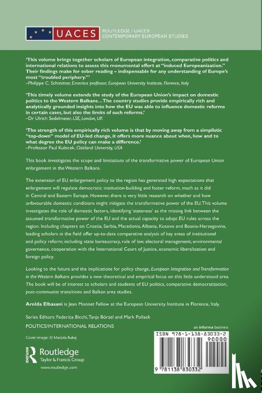  - European Integration and Transformation in the Western Balkans