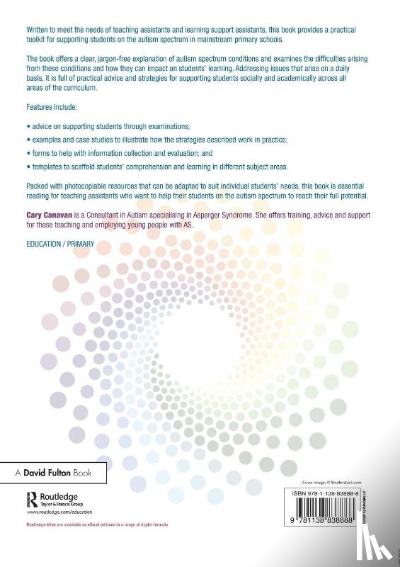 Canavan, Carolyn (Consultant - Supporting Pupils on the Autism Spectrum in Primary Schools