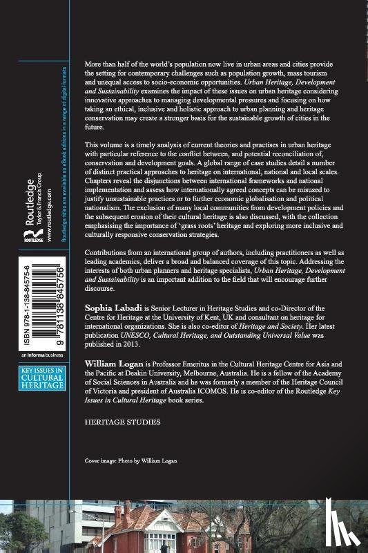  - Urban Heritage, Development and Sustainability