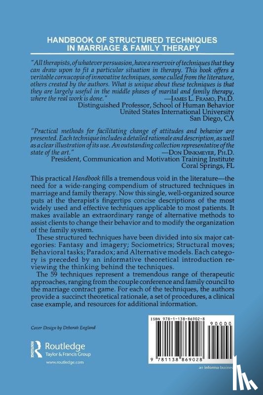 Sherman, Robert, Fredman, Norman - Handbook Of Structured Techniques In Marriage And Family Therapy