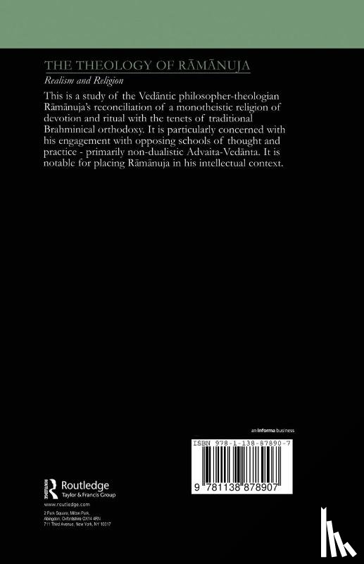 Bartley, C. J. - The Theology of Ramanuja