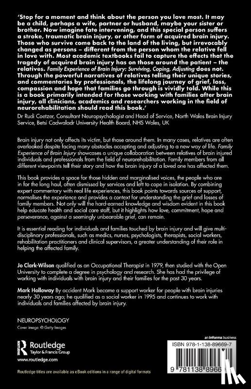 Clark-Wilson, Jo, Holloway, Mark - Family Experience of Brain Injury