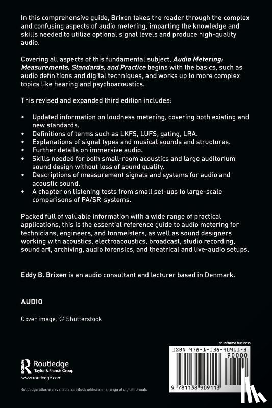 Brixen, Eddy (audio consultant and lecturer based in Denmark; member of the AES - Audio Metering