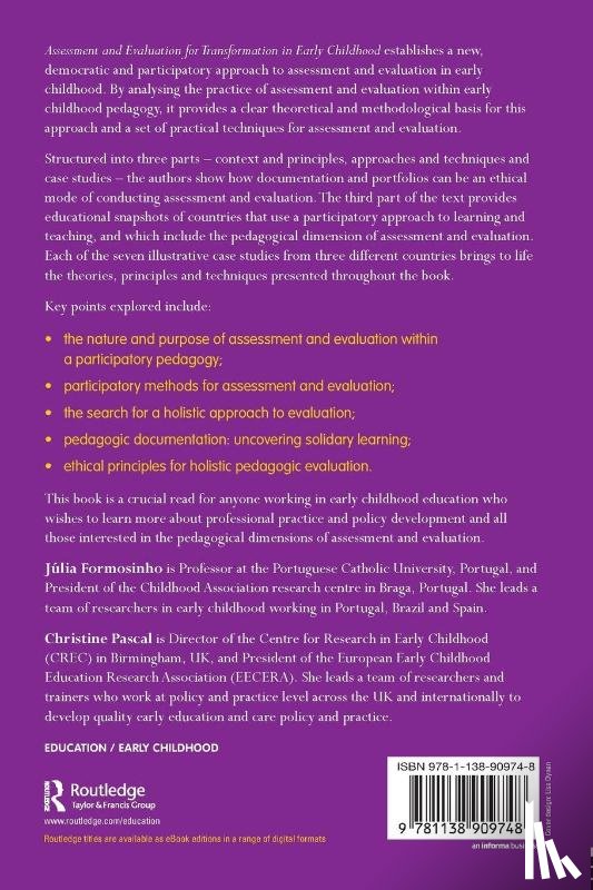  - Assessment and Evaluation for Transformation in Early Childhood