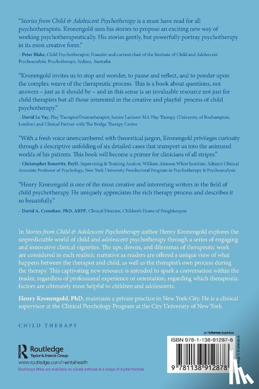 Kronengold, Henry (Columbia University - Stories from Child & Adolescent Psychotherapy