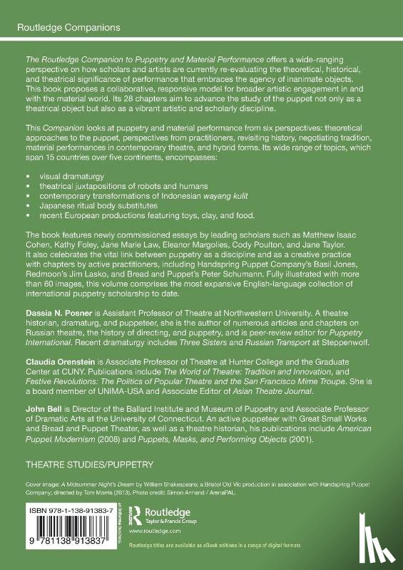  - The Routledge Companion to Puppetry and Material Performance