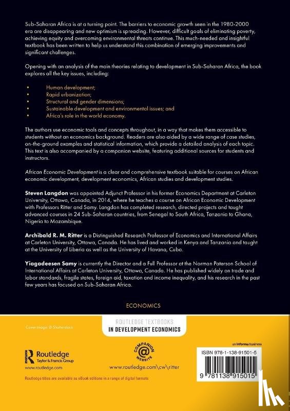Langdon, Steven, Ritter, Archibald R.M. (Carleton University, Samy, Yiagadeesen - African Economic Development