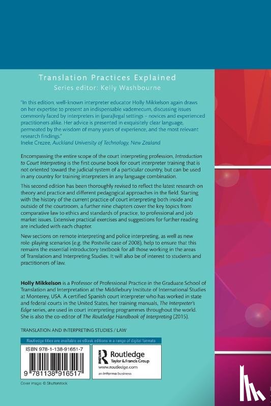 Mikkelson, Holly (Monterey Institute of International studies - Introduction to Court Interpreting