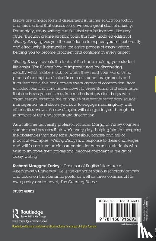 Turley, Richard Marggraf (Aberystwyth University - Writing Essays