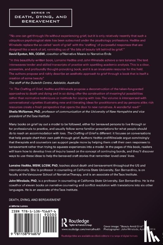 Hedtke, Lorraine (California State University, Winslade, John (California State University - The Crafting of Grief