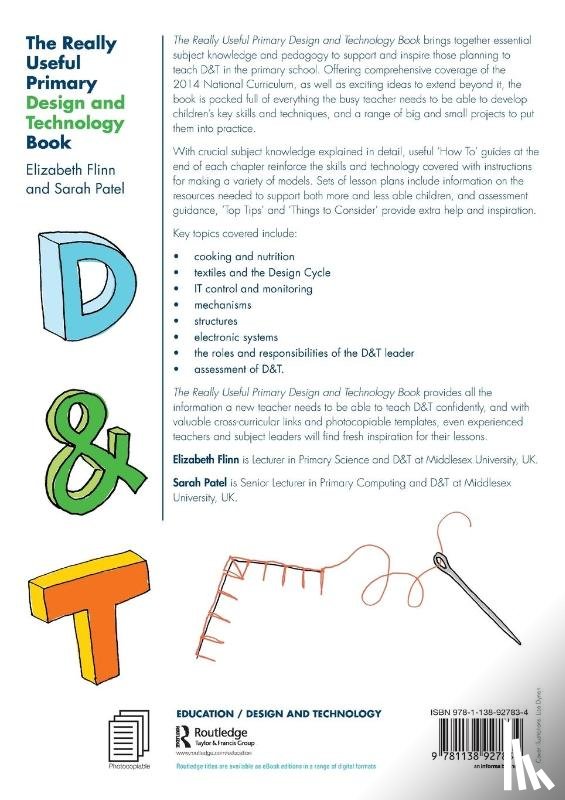 Flinn, Elizabeth (Middlesex University, Patel, Sarah - The Really Useful Primary Design and Technology Book
