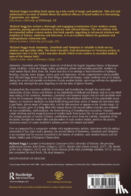 Sugg, Richard (Durham University - Mummies, Cannibals and Vampires