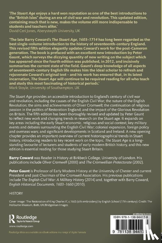 Coward, Barry, Gaunt, Peter (University of Chester - The Stuart Age