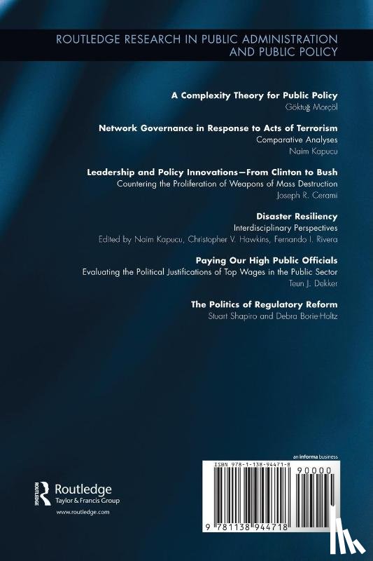 Shapiro, Stuart (Rutgers University, Borie-Holtz, Debra (Rutgers University - The Politics of Regulatory Reform