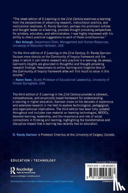 Garrison, D. Randy (University of Calgary - E-Learning in the 21st Century