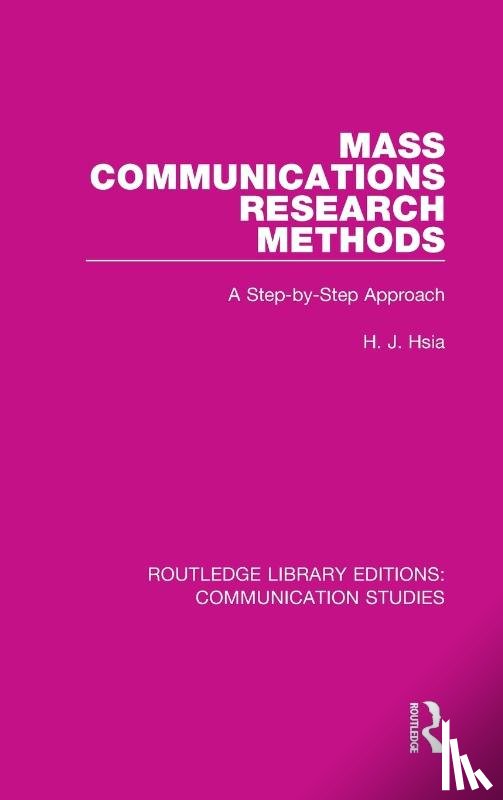 Hsia, H.J. - Mass Communications Research Methods