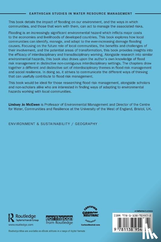 McEwen, Lindsey Jo (University of the West of England - Flood Risk and Community Resilience