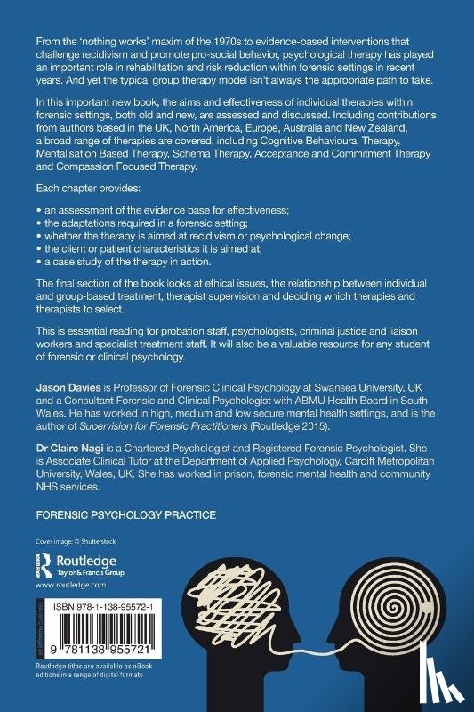  - Individual Psychological Therapies in Forensic Settings