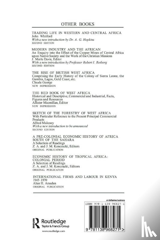 McPhee, Allan - The Economic Revolution in British West Africa